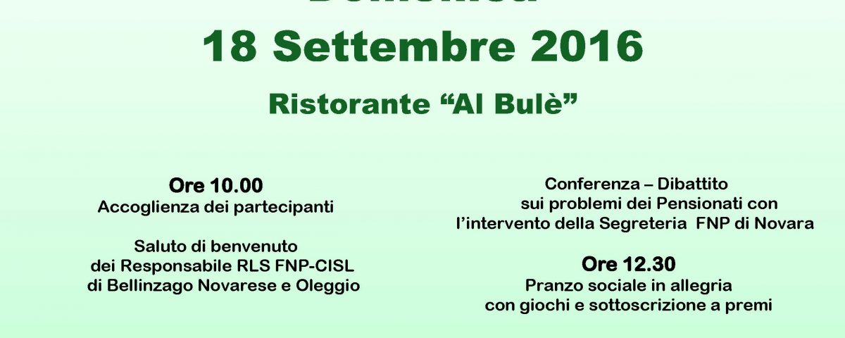Festa Bellinzago-Oleggio 2016