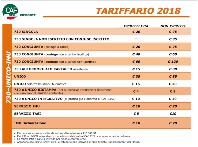 caf-tariffe